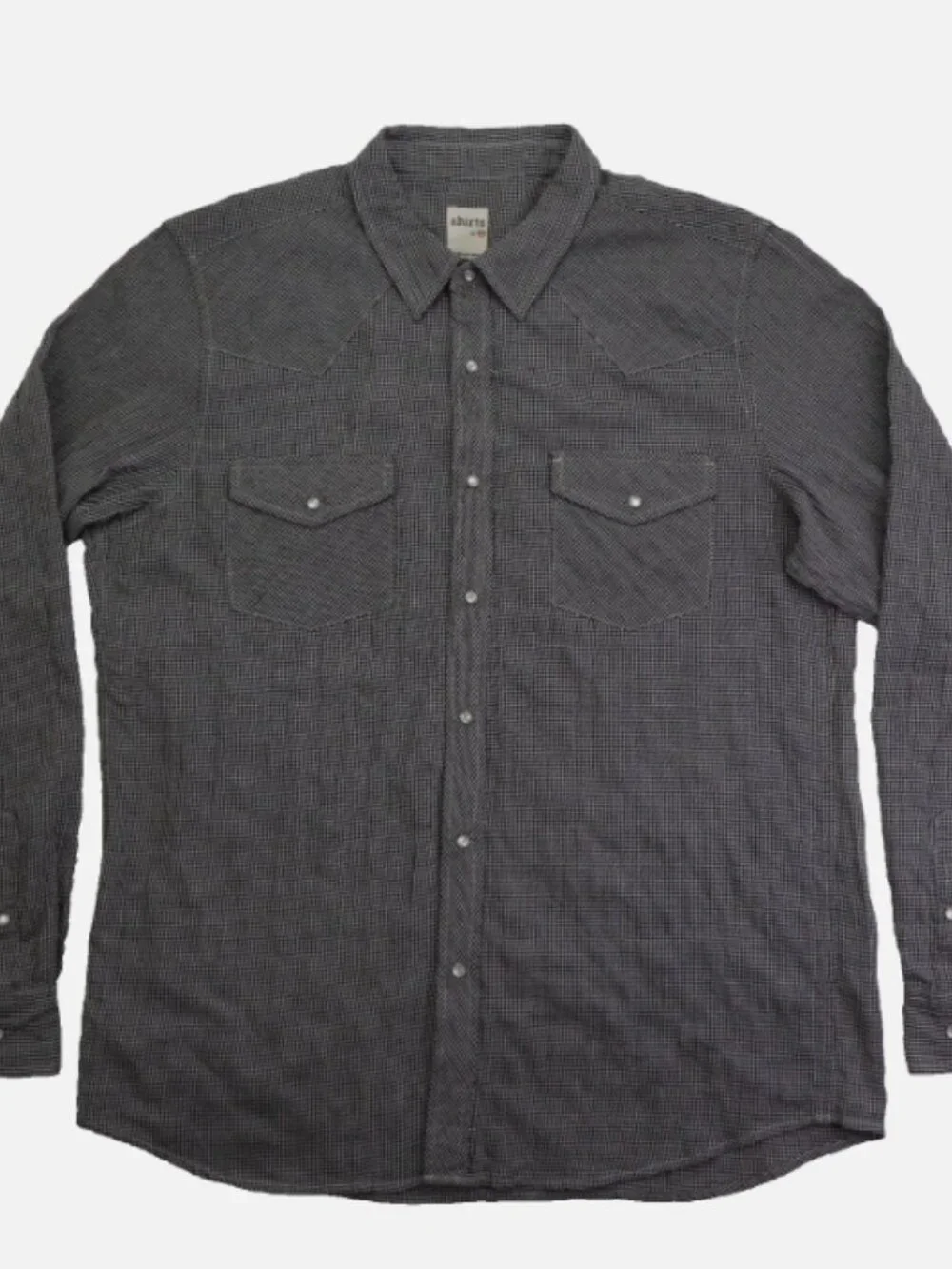 AG Adriano Goldschmied Authentic Wear Men's Shirt XL Long Sleeve Black White New